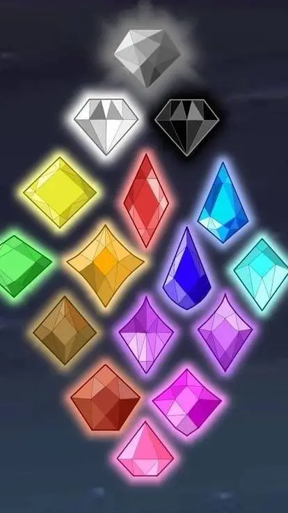 ai character: Diamonds background