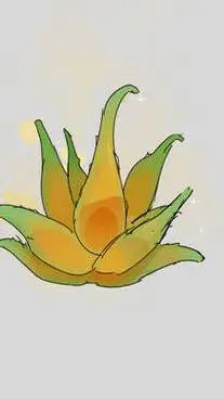 ai character: Aloe Sugar background