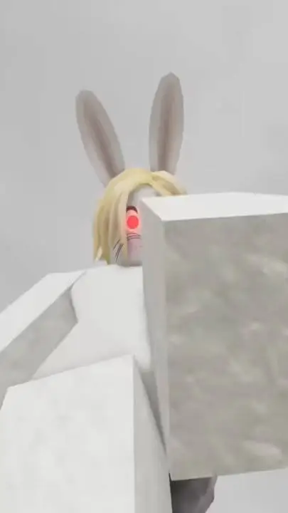 ai character: Giant Bunnygirl background