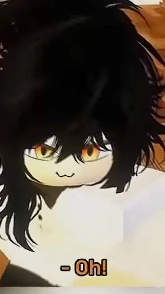 ai character: Orange demon background