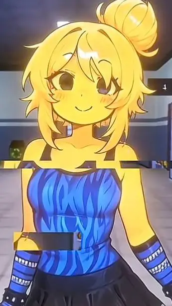 ai character: girl noob background