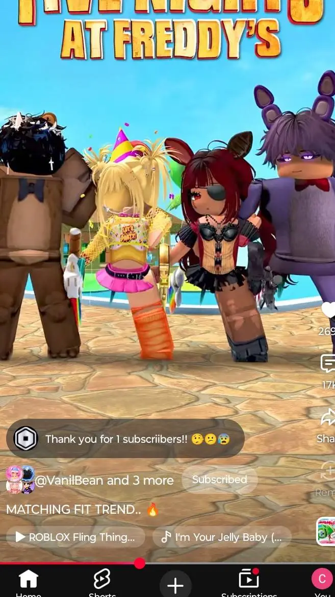 ai character: Fnaf Group Roblox background
