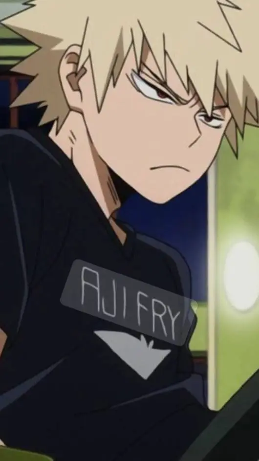 ai character: katsuki bakugo 🔥🧨 background