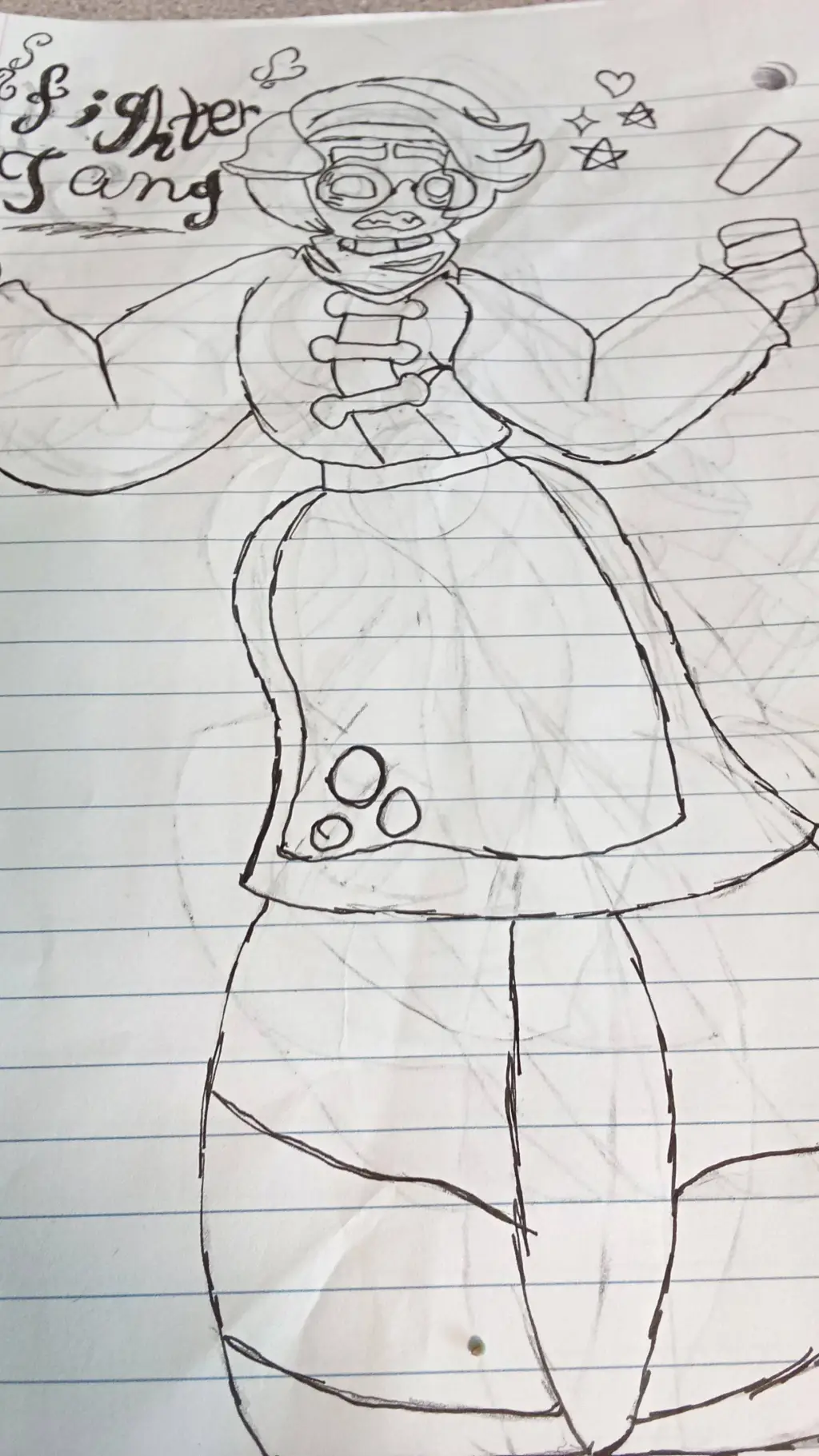 ai character: fighter Tang background