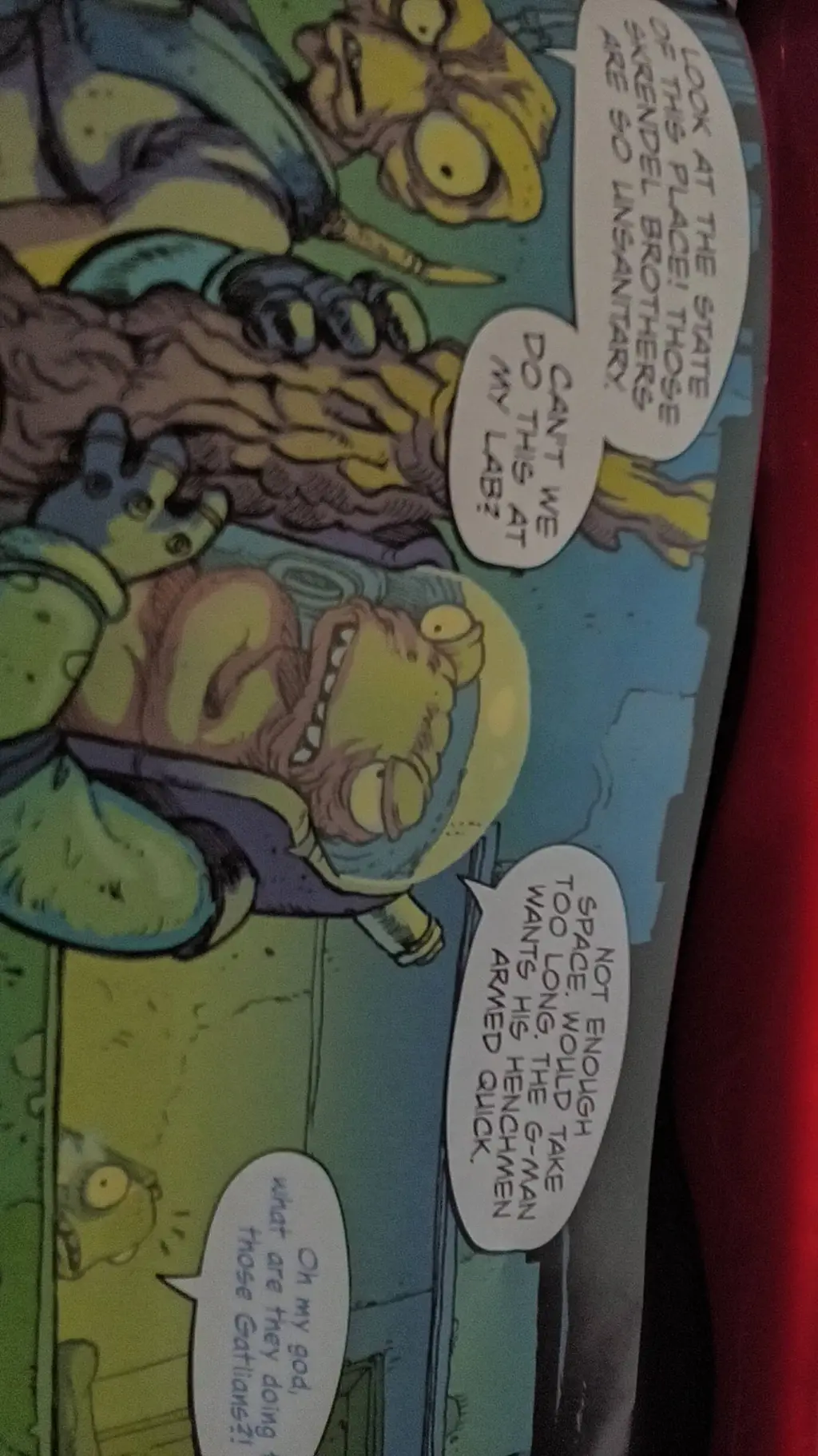 ai character: HIGH ON LIFE comic background