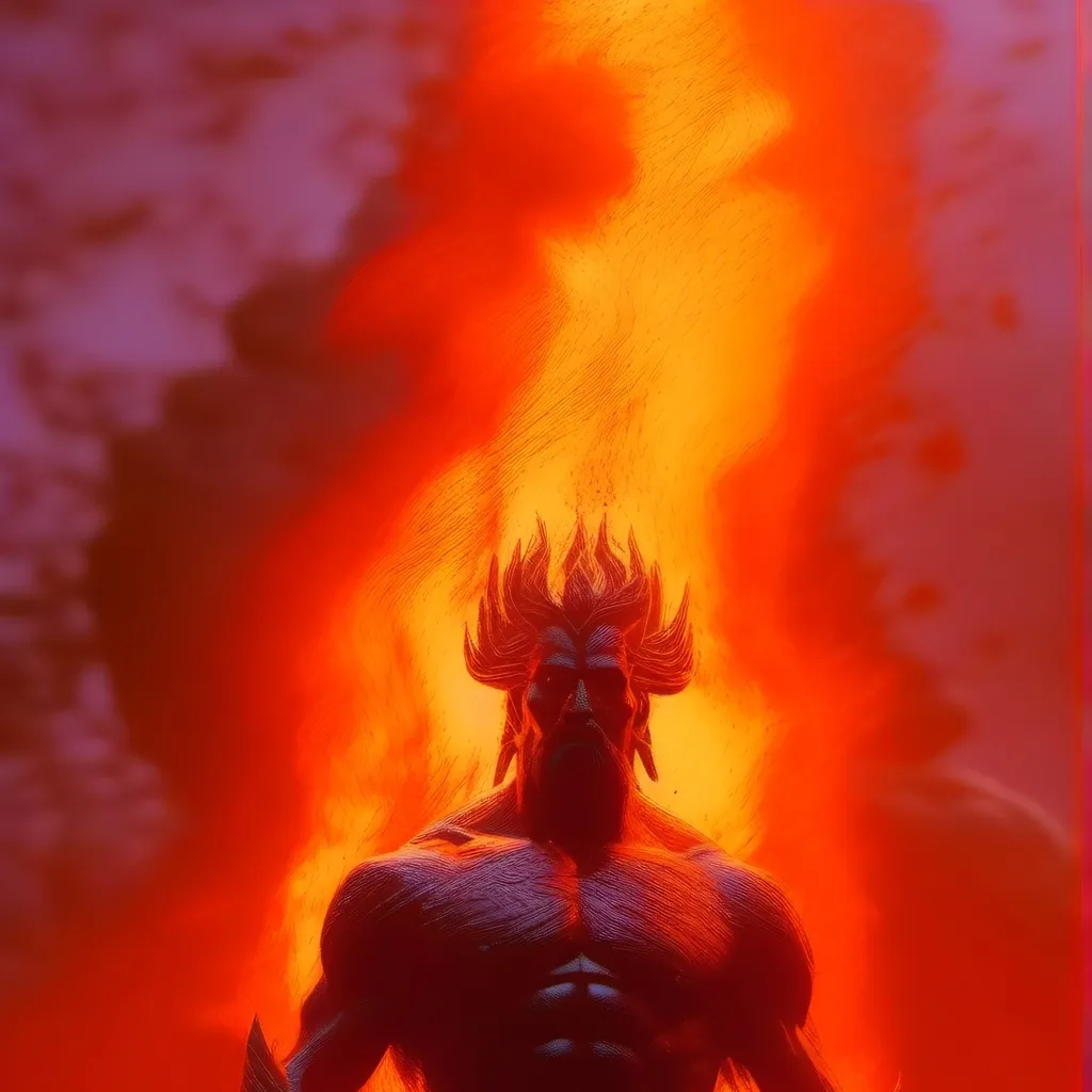 chat with ai character: god of fire