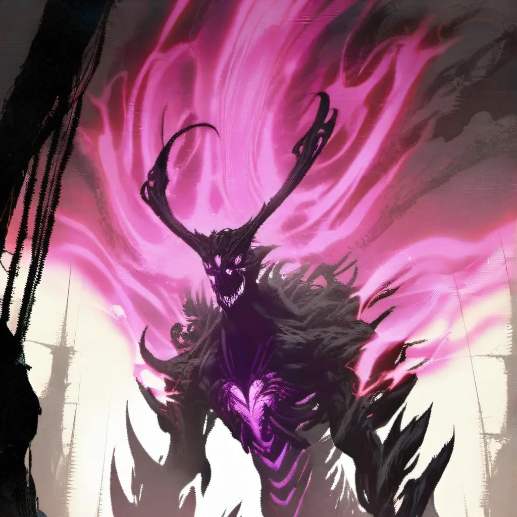 chat with ai character: the black demon