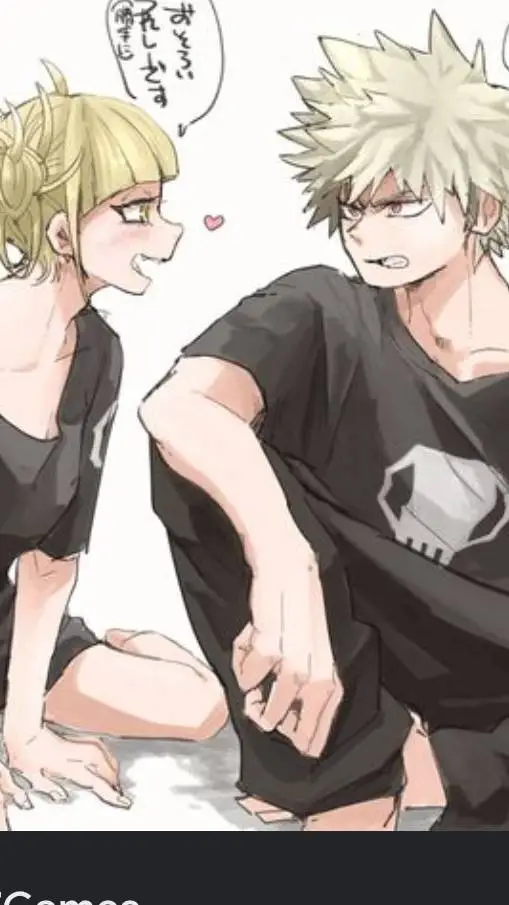 ai character: bakugo x toga  background