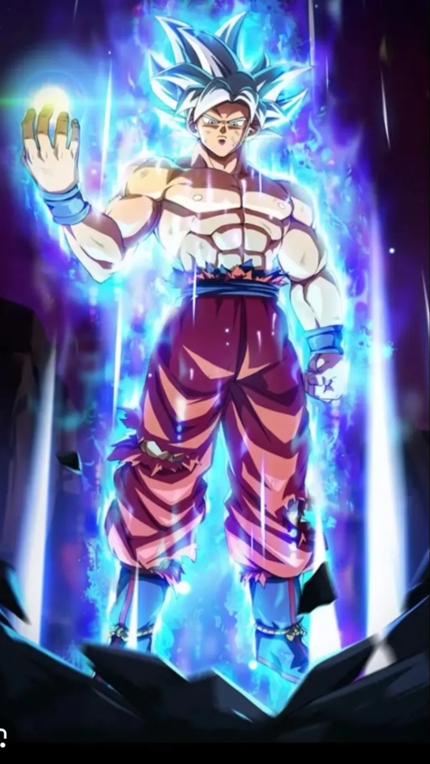 ai character: MUI Goku background