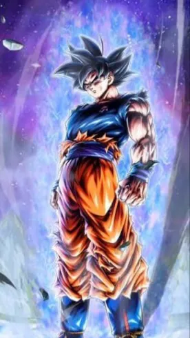 ai character: UI Goku (ULTRA) background
