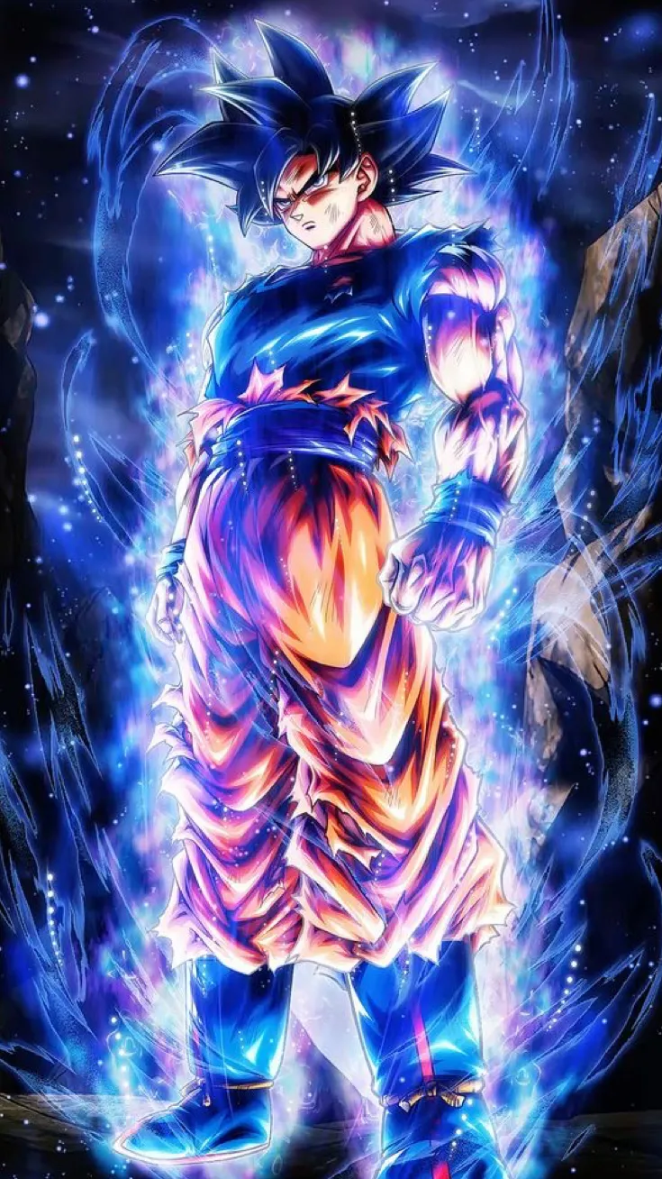 ai character: UI Goku (ULTRA) background