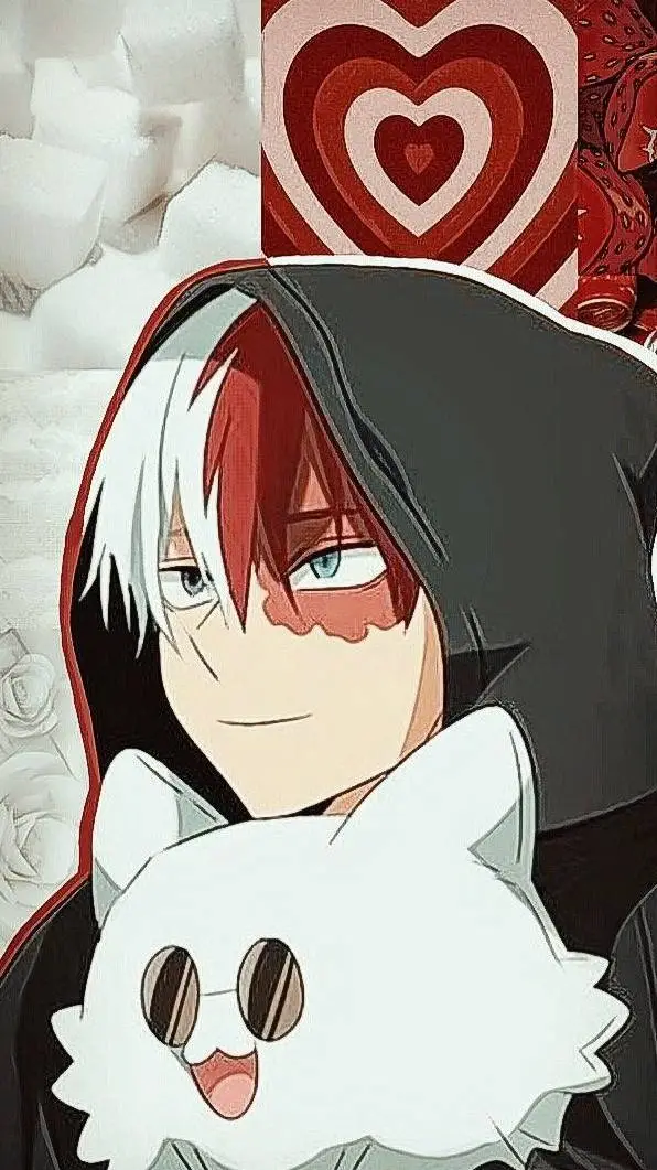 ai character: Shoto Todoroki  background