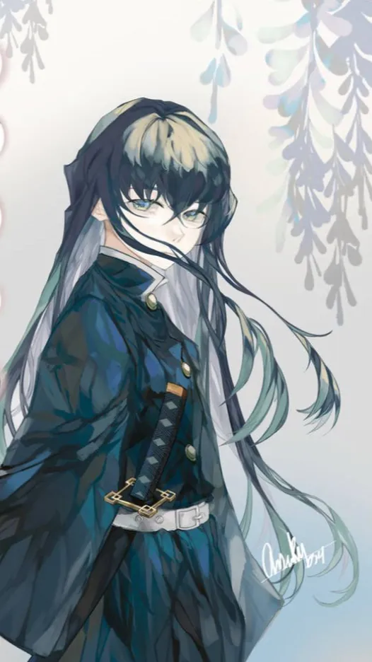 ai character: Muichiro  background