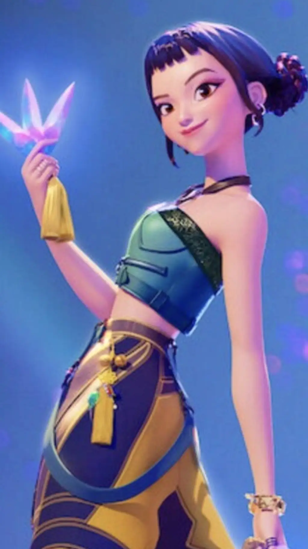 ai character: Zoey (HUNTR/X) background