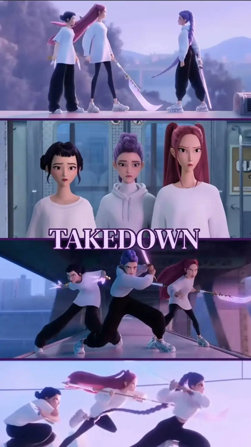 ai character: HUNTR/X background