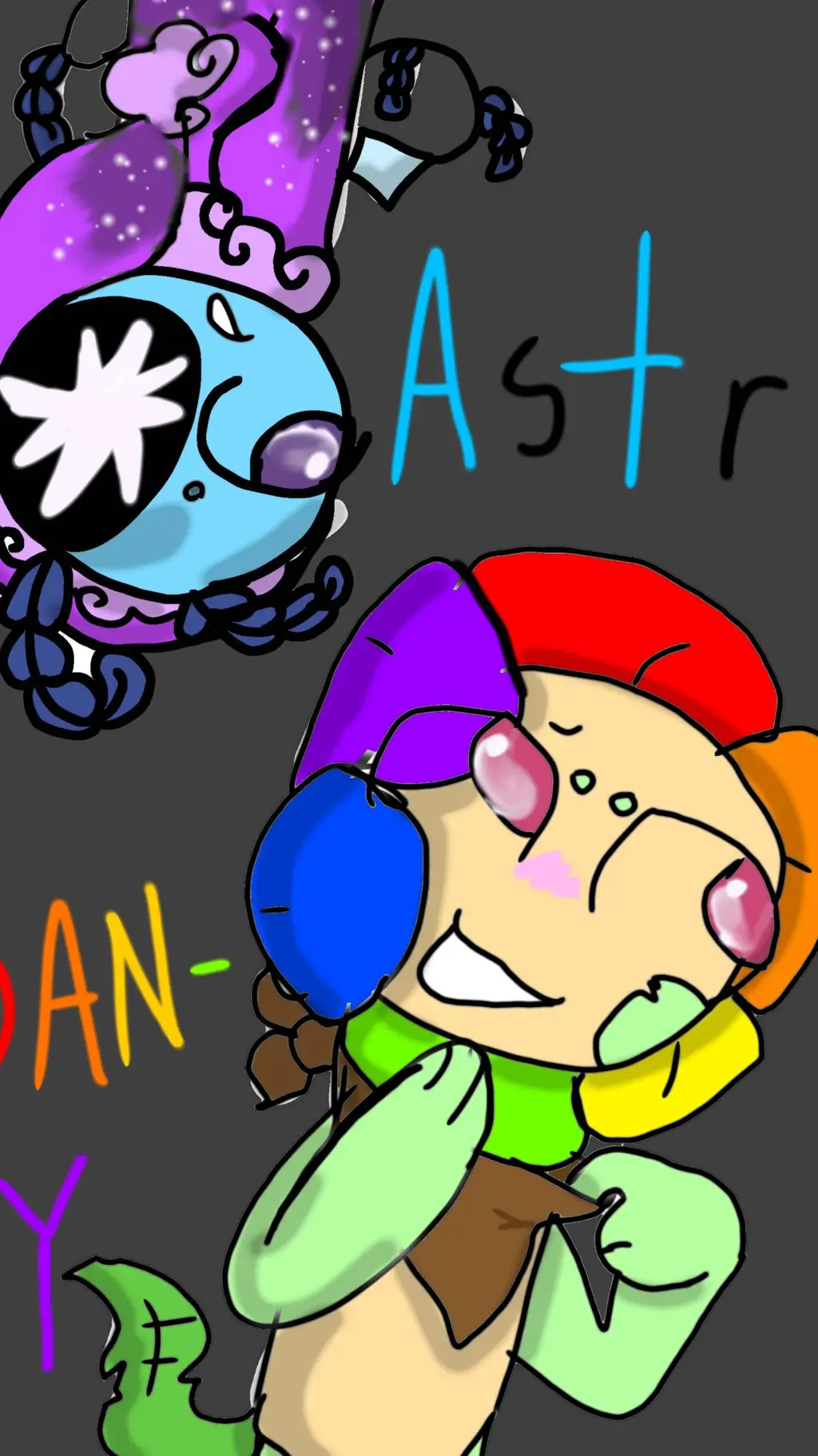 ai character: MOONFLOWER!!!!!! background