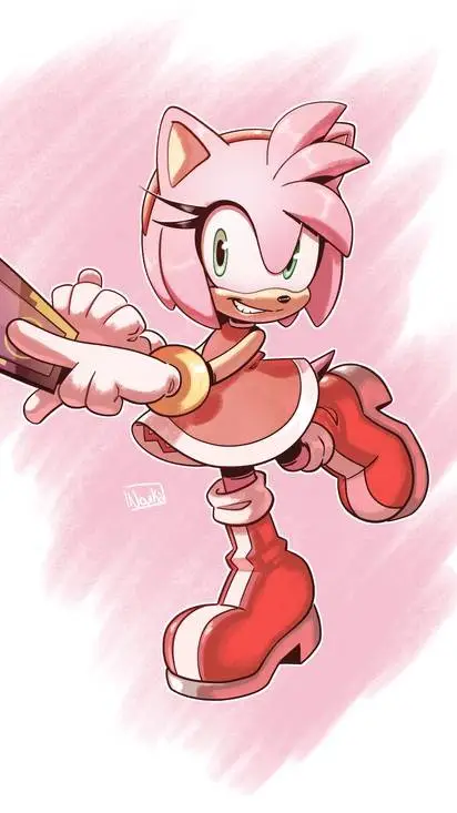 ai character: Amy rose background