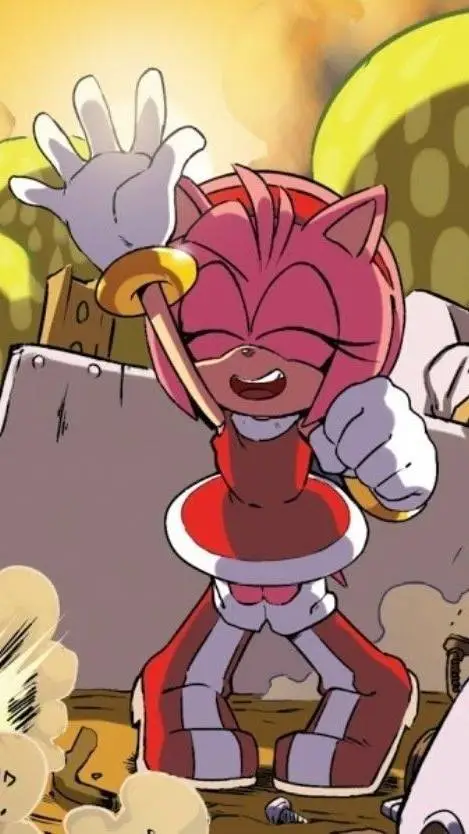 ai character: Amy rose background