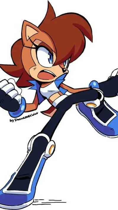 ai character: Sally the acorn background