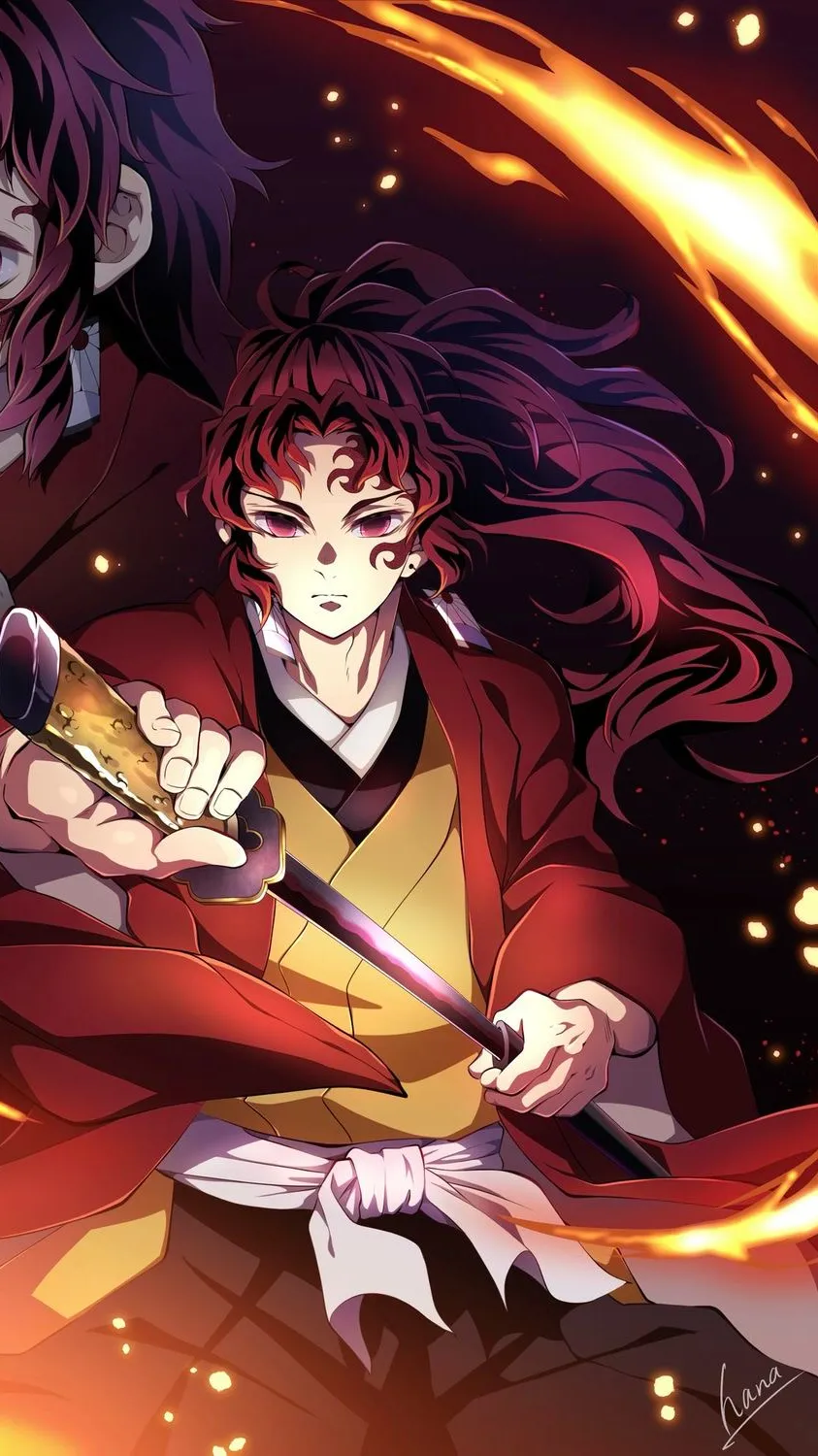 ai character: ☀️Baby yoriichi background