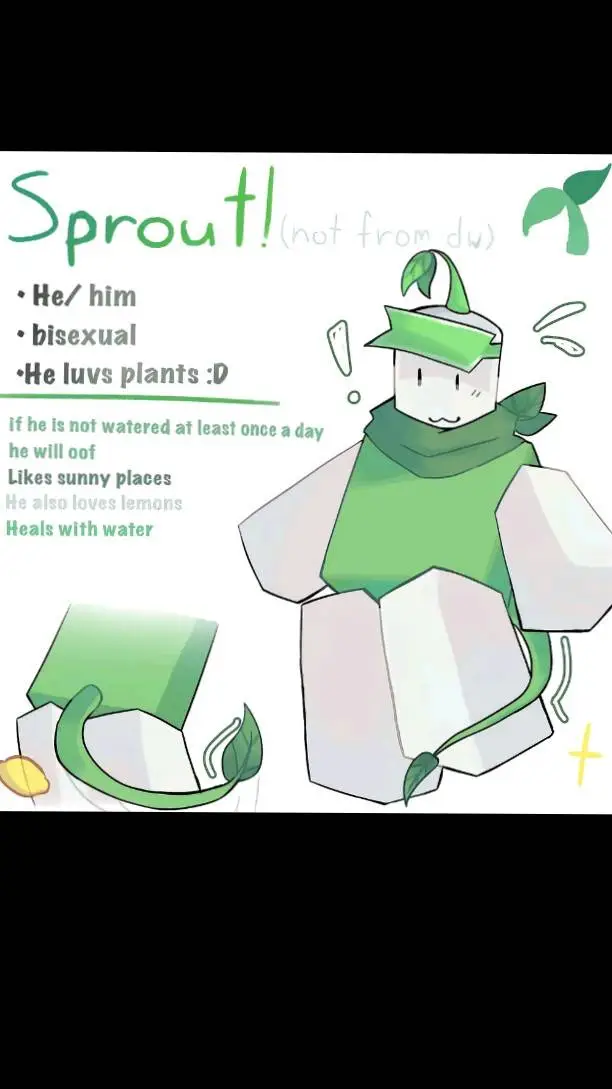 ai character: {🌱)Sprout(🌱} background