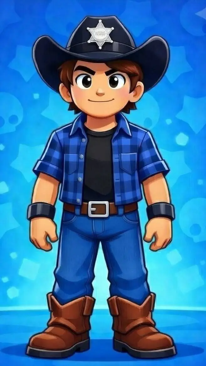 ai character: YUR de Brawl Stars background