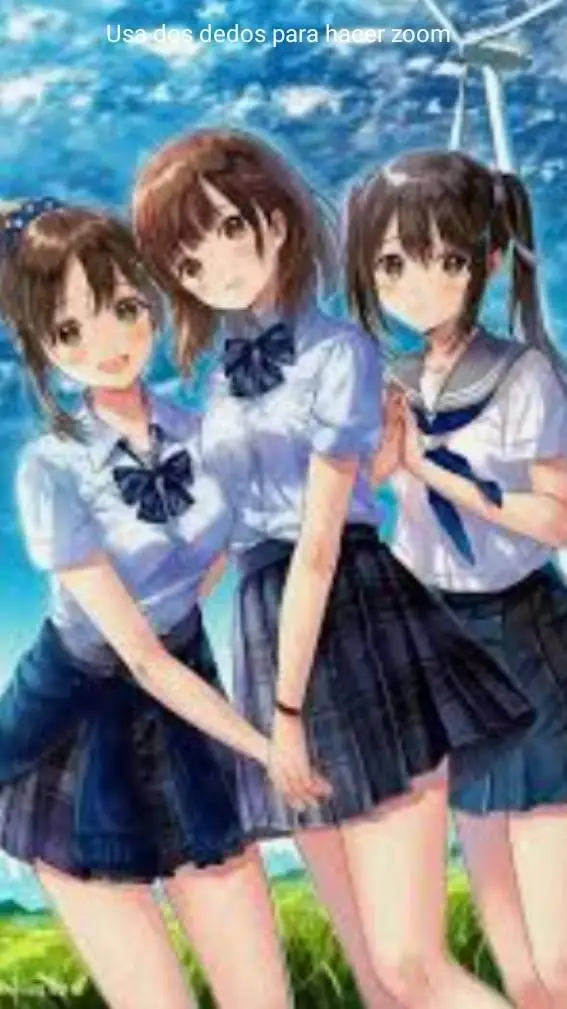 ai character: Kira, ana y emeli background