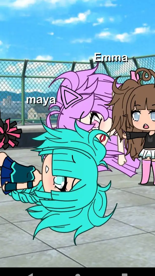ai character: Gacha fight background