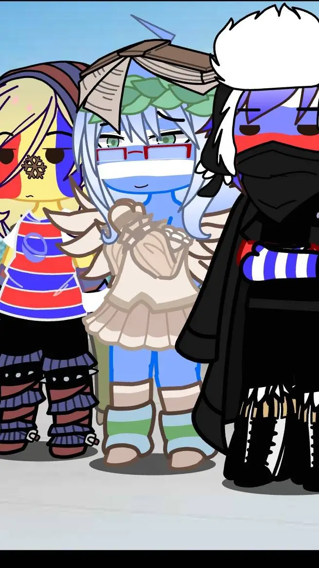 ai character: Countryhumans! background