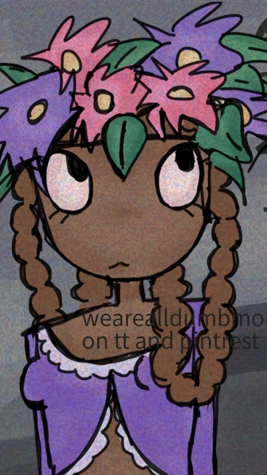 ai character: 🪻Bassie🌱•˚∘ background