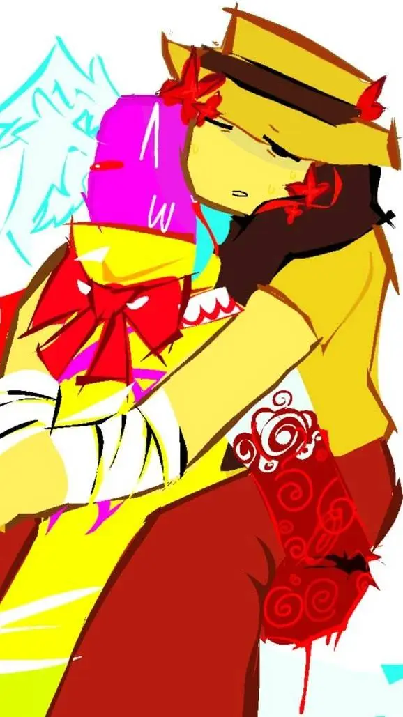ai character: thomas x skittles background