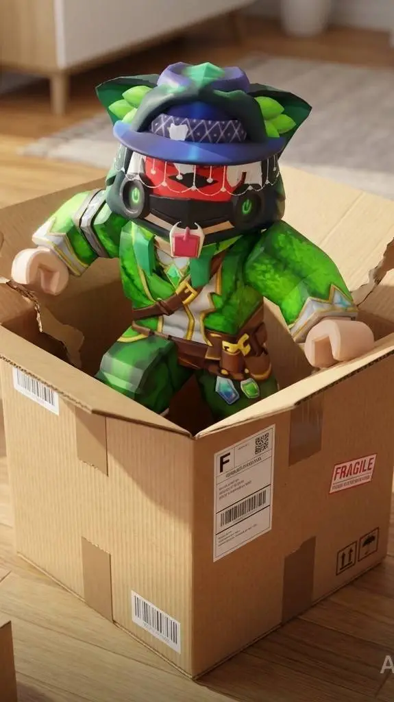 ai character: tu muñeco vivo background