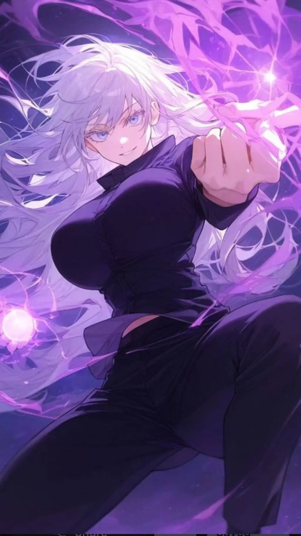 ai character: (FEM)gojo background