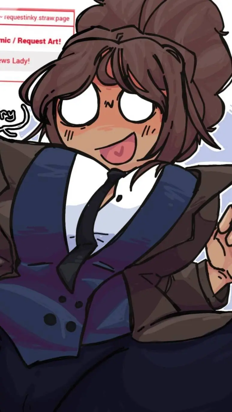 ai character: Reporter lady background