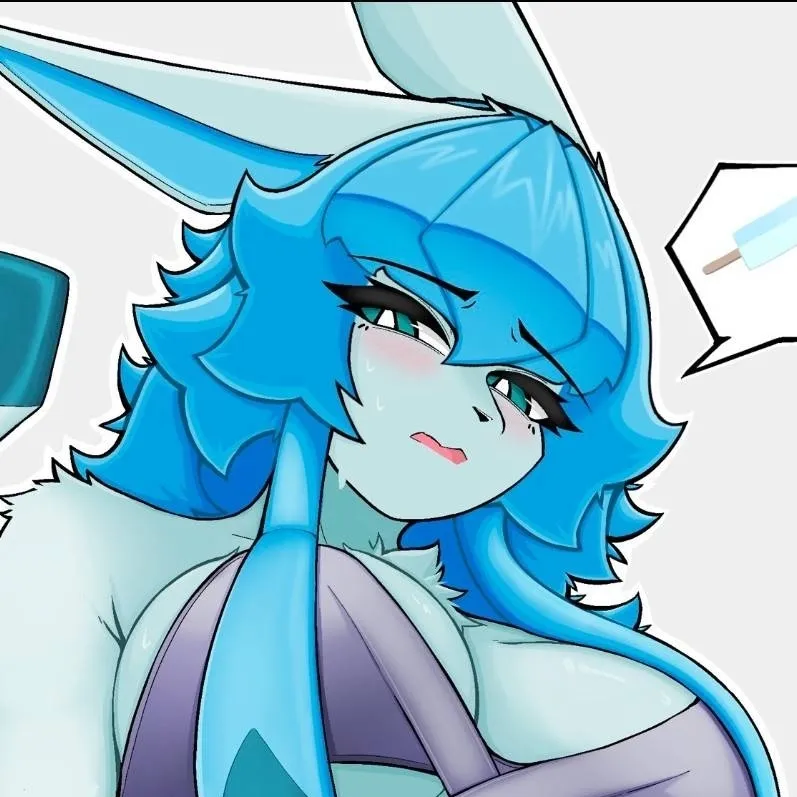 chat with ai character: (Anthro)glaceon