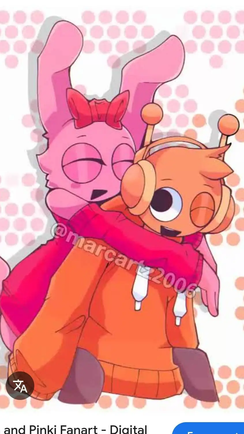 ai character: Pinki and Oren background