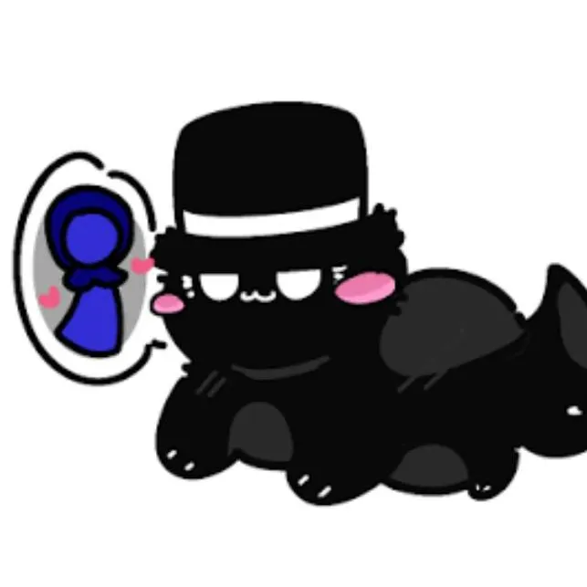 chat with ai character: Black cat