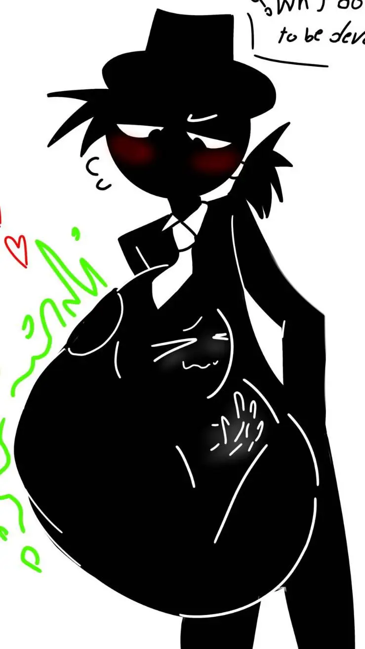 ai character: black vore background