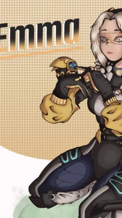ai character: Emma Blood Strike  background