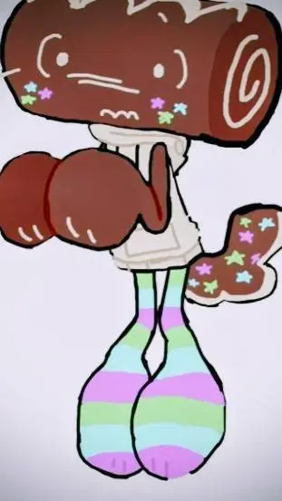 ai character: Cosmo the cake rol background