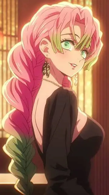 ai character: Mitsuri?🤨-KNY background