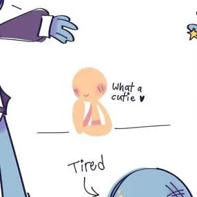 chat with ai character: yellow x blue