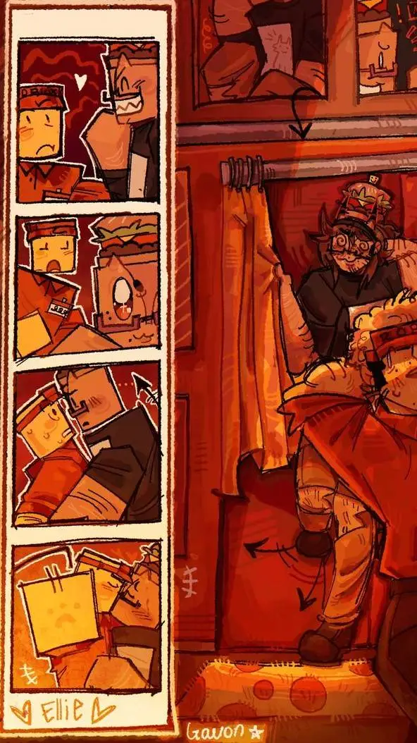 ai character: ELLIOT X 007N7 background