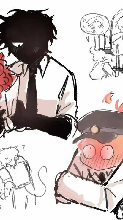 ai character: fireboy x shadowbo background