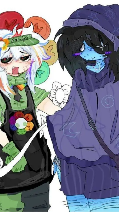 ai character: dandy x astro background