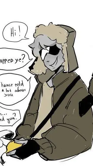 ai character: lance x itrapped background