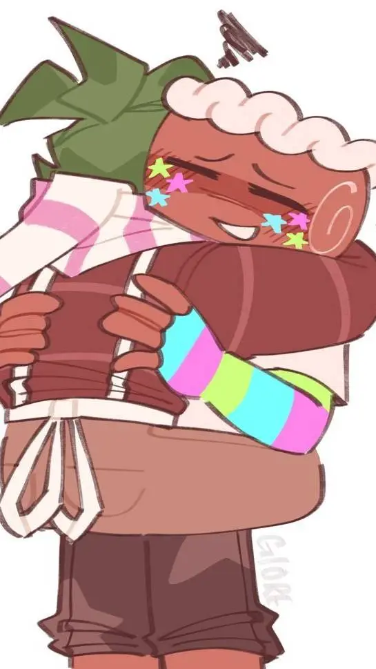 ai character: fruitcake background