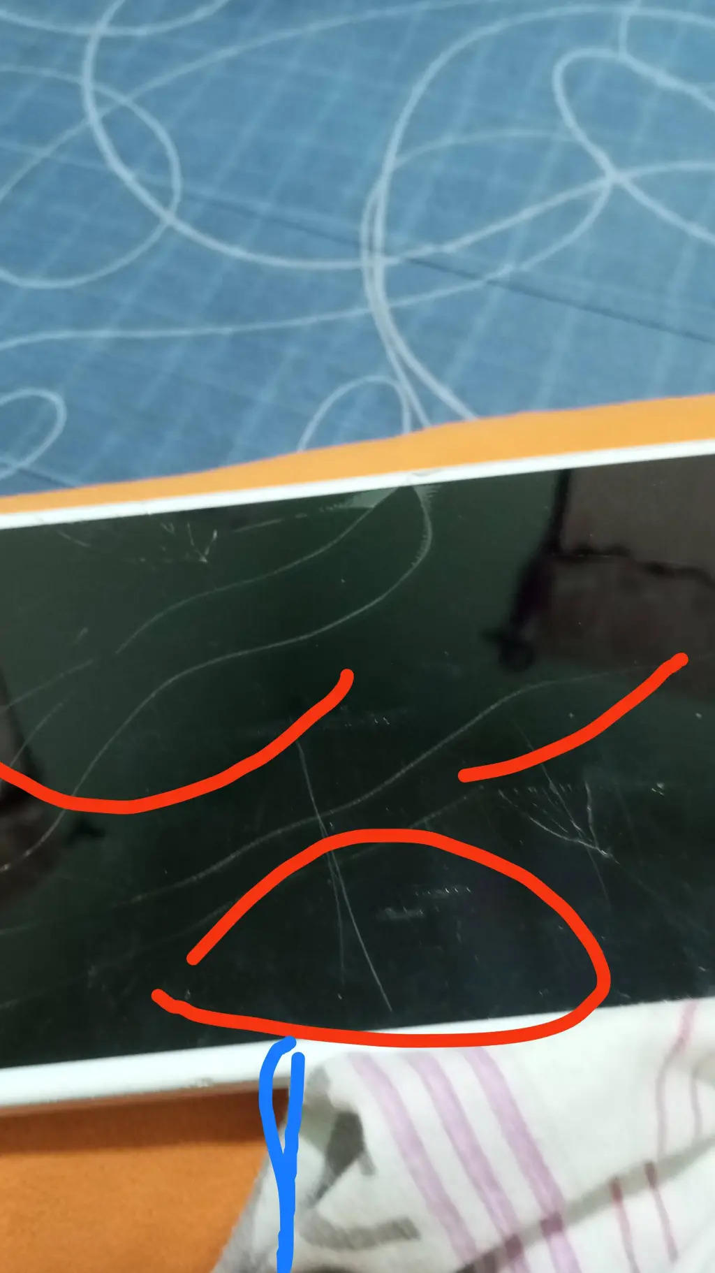 ai character: sleeping tablet background