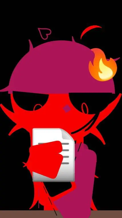 ai character: fire coolra..  background