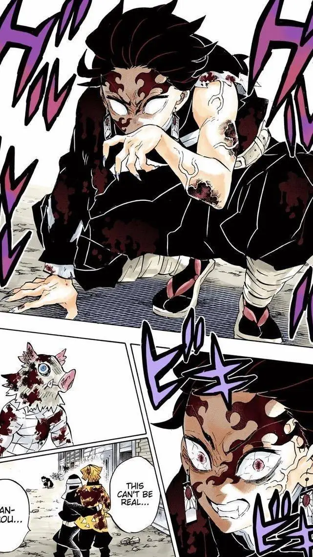 ai character: Tanjiro  background